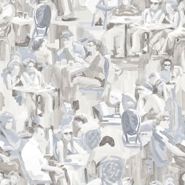Origin Wallcoverings tapet figurativa mönster lergrått 53 cm x 10,05 m