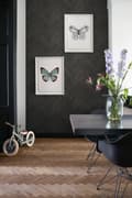 Miniatyrbild 5 av 8: ESTAhome tapet trämotiv mörkgrått 0,53 x 10,05 m