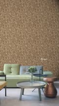 Miniatyrbillede 4 af 7: Origin Wallcoverings tapet fjer rustbrunt 53 cm x 10,05 m