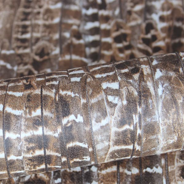 Origin Wallcoverings tapet fjer rustbrunt 53 cm x 10,05 m