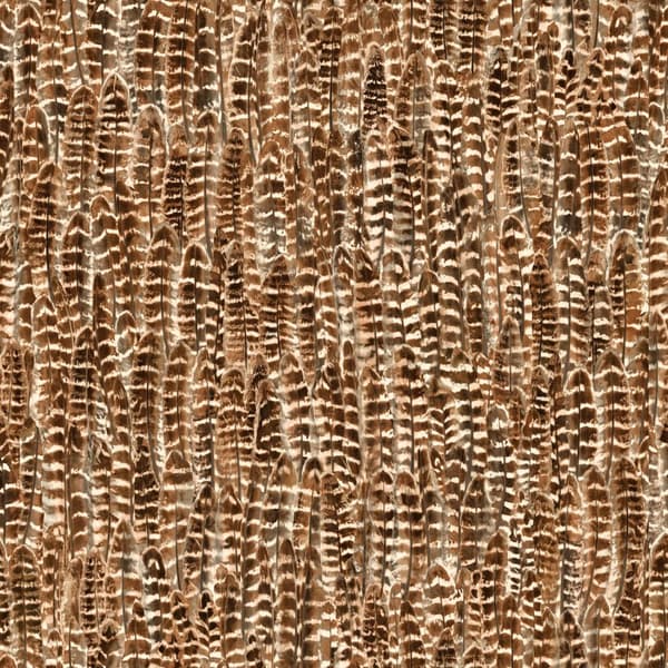 Origin Wallcoverings tapet fjer rustbrunt 53 cm x 10,05 m