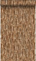Miniatyrbillede 1 af 7: Origin Wallcoverings tapet fjer rustbrunt 53 cm x 10,05 m