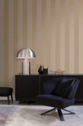 Miniatyrbild 4 av 8: Origin Wallcoverings tapet ränder beige brun 53 cm x 10,05 m