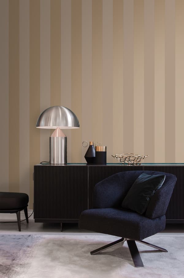 Origin Wallcoverings tapet ränder beige brun 53 cm x 10,05 m