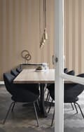 Miniatyrbild 2 av 8: Origin Wallcoverings tapet ränder beige brun 53 cm x 10,05 m