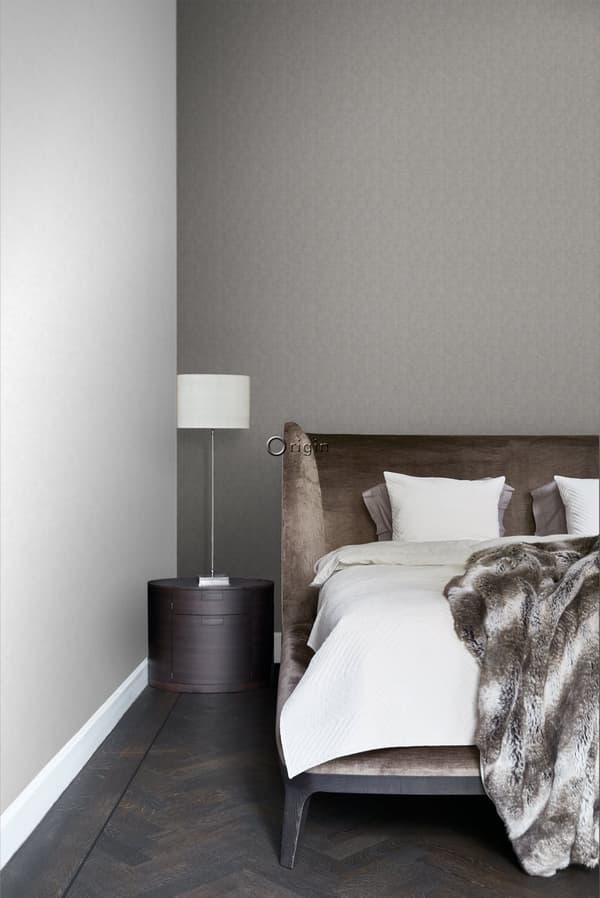 Origin Wallcoverings tapet sildeben vævning mulvarpegråt 0,53 x 10,05 m
