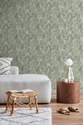 Miniatyrbild 8 av 8: ESTAhome tapet palmblad gråaktigt olivgrönt - 139006 - 0,53 x 10,05 m