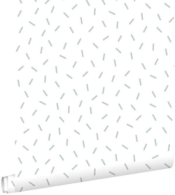 ESTAhome tapet grafisk motiv vintageblåt 0,53 x 10,05 m