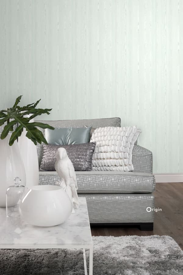 Origin Wallcoverings tapet färska träplankor mintgrönt 53 cm x 10,05 m