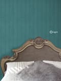Miniatyrbild 6 av 7: Origin Wallcoverings tapet linnestruktur havsgrönt 53 cm x 10,05 m