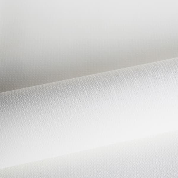 Origin Wallcoverings tapet handstickad struktur matt vitt 53 cm x 10,05 m