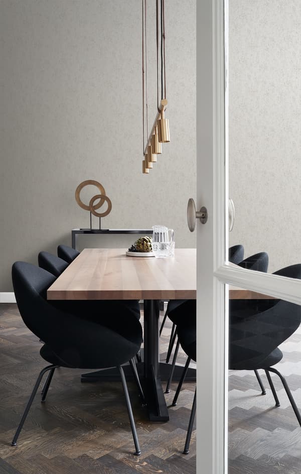 Origin Wallcoverings tapet metalleffekt mullvadsgrått 53 cm x 10,05 m