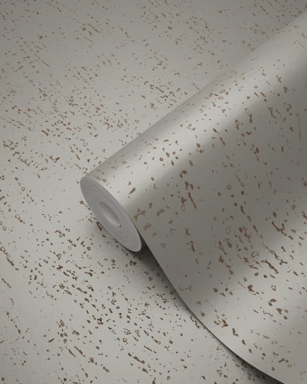 Origin Wallcoverings tapet metalleffekt mullvadsgrått 53 cm x 10,05 m