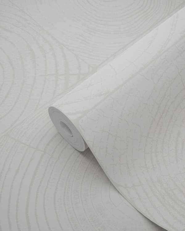 Origin Wallcoverings tapet tvärsnitt trädstammar benvitt 53 cm x 10,05 m