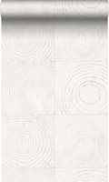 Miniatyrbild 1 av 8: Origin Wallcoverings tapet tvärsnitt trädstammar benvitt 53 cm x 10,05 m