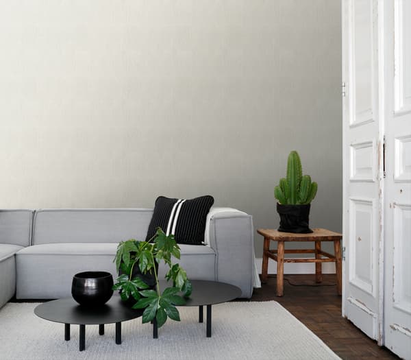 ESTAhome tapet origamimotiv ljusgrått 0,53 x 10,05 m