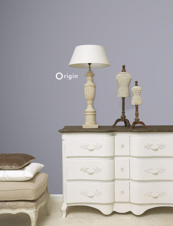 Origin Wallcoverings tapet enfärgad lila 53 cm x 10,05 m