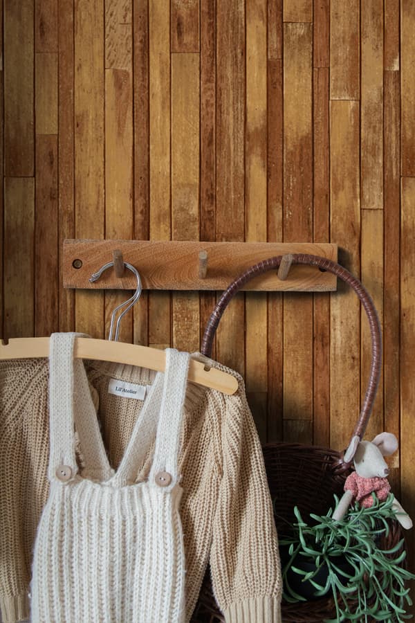 ESTAhome tapet träskräp kamelbrunt 53 cm x 10,05 m