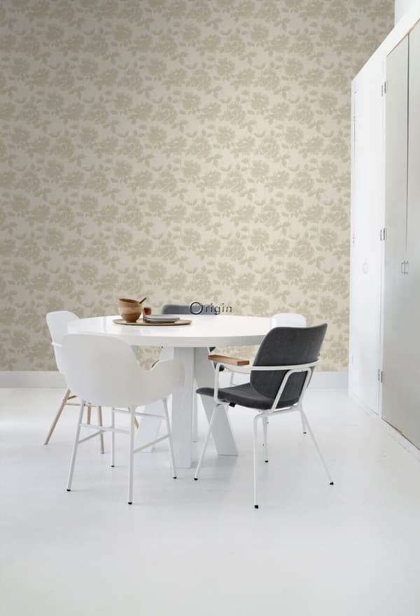 Origin Wallcoverings tapet roser cremefarvet 53 cm x 10,05 m