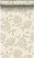 Miniatyrbild 1 av 8: Origin Wallcoverings tapet rosor krämfärgat 53 cm x 10,05 m