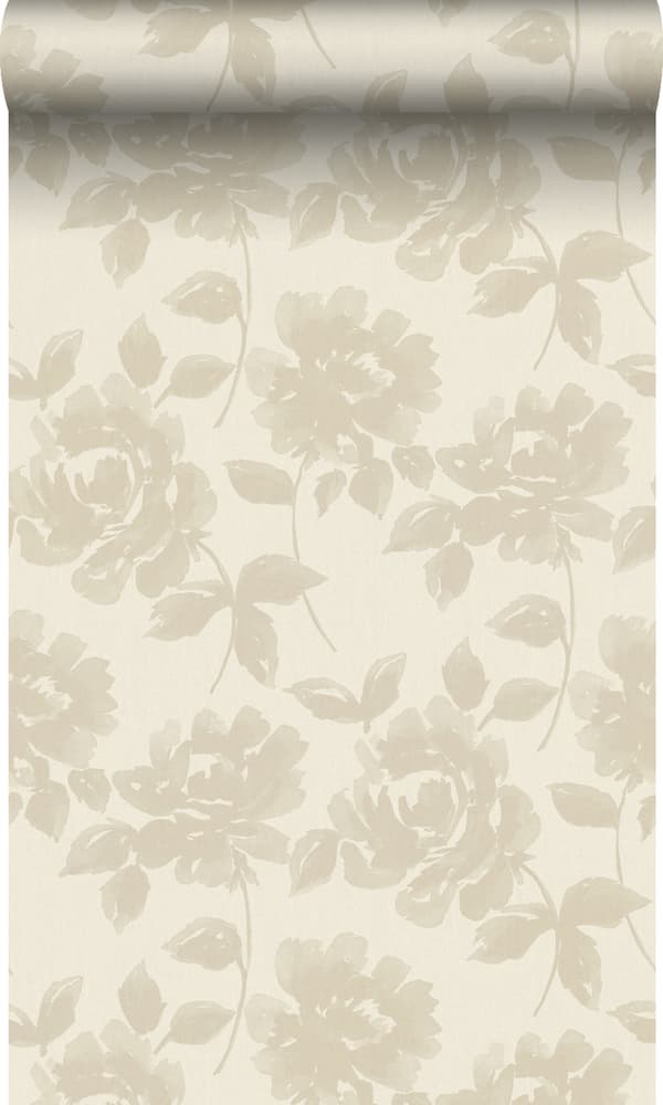 Origin Wallcoverings tapet rosor krämfärgat 53 cm x 10,05 m
