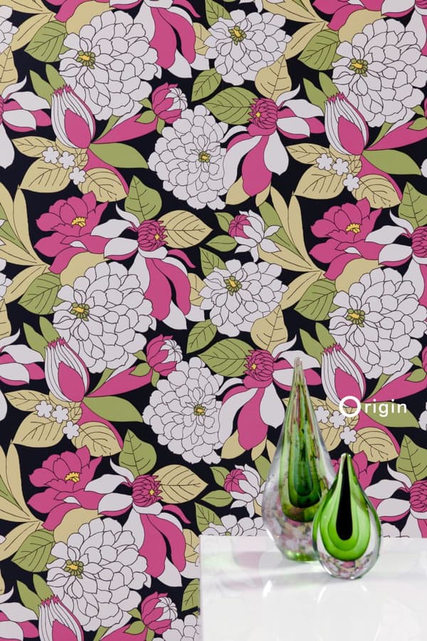 Origin Wallcoverings tapet blommor mångfärgat 52 cm x 10,05 m