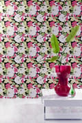 Miniatyrbild 2 av 3: Origin Wallcoverings tapet blommor mångfärgat 52 cm x 10,05 m