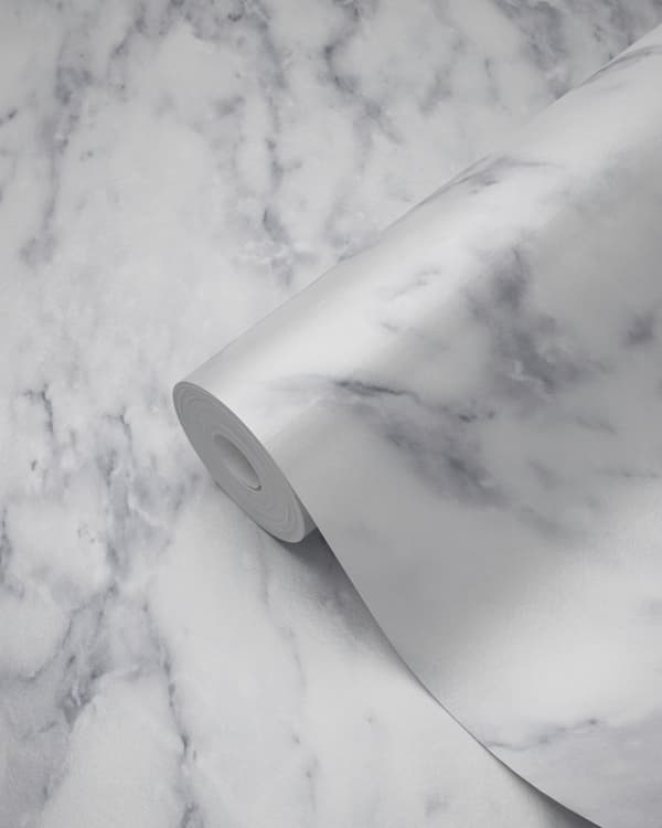 Origin Wallcoverings tapet marmor mørkt elfenbenshvidt 53 cm x 10,05 m