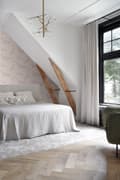 Miniatyrbild 3 av 6: Origin Wallcoverings tapet kranfåglar antikrosa 0,53 x 10,05 m