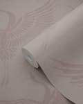Miniatyrbild 5 av 6: Origin Wallcoverings tapet kranfåglar antikrosa 0,53 x 10,05 m