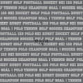 Miniatyrbillede 7 af 8: ESTAhome tapet sportstekster mørkegråt 53 cm x 10,05 m