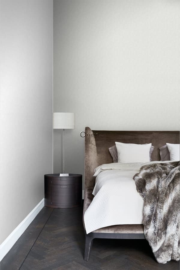 Origin Wallcoverings tapet fiskbensväv grågrönt 0,53 x 10,05 m