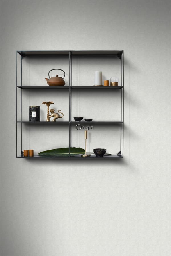 Origin Wallcoverings tapet fiskbensväv grågrönt 0,53 x 10,05 m