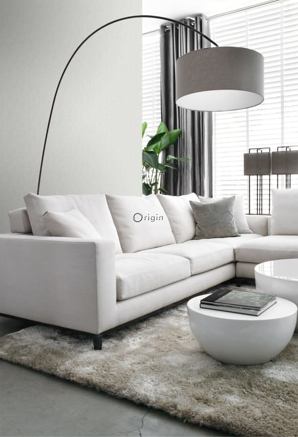 Origin Wallcoverings tapet fiskbensväv grågrönt 0,53 x 10,05 m