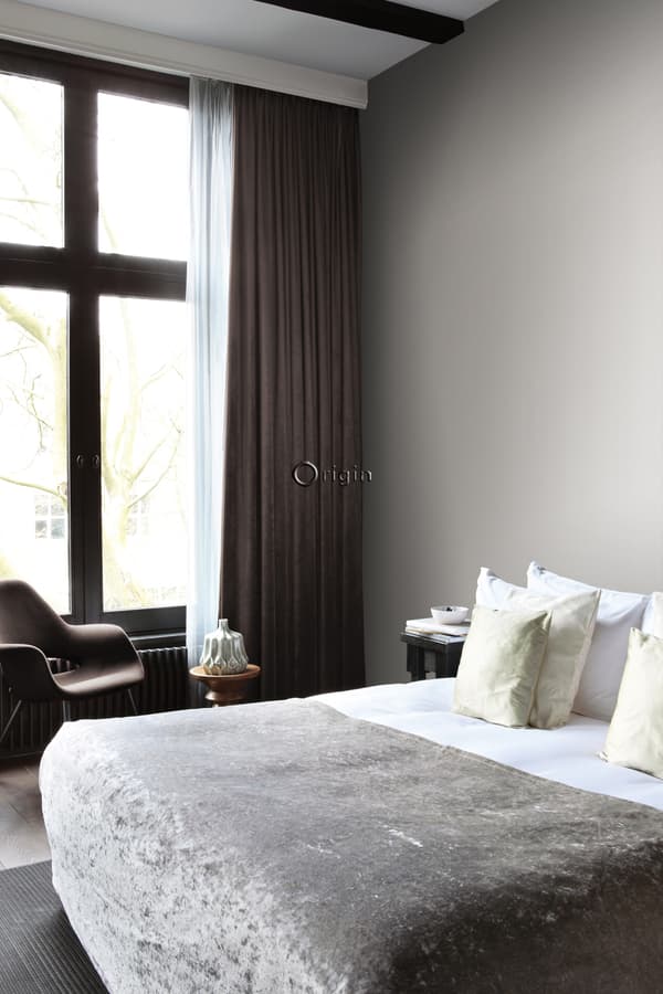 Origin Wallcoverings tapet metall mullvadsgrått 53 cm x 10,05 m