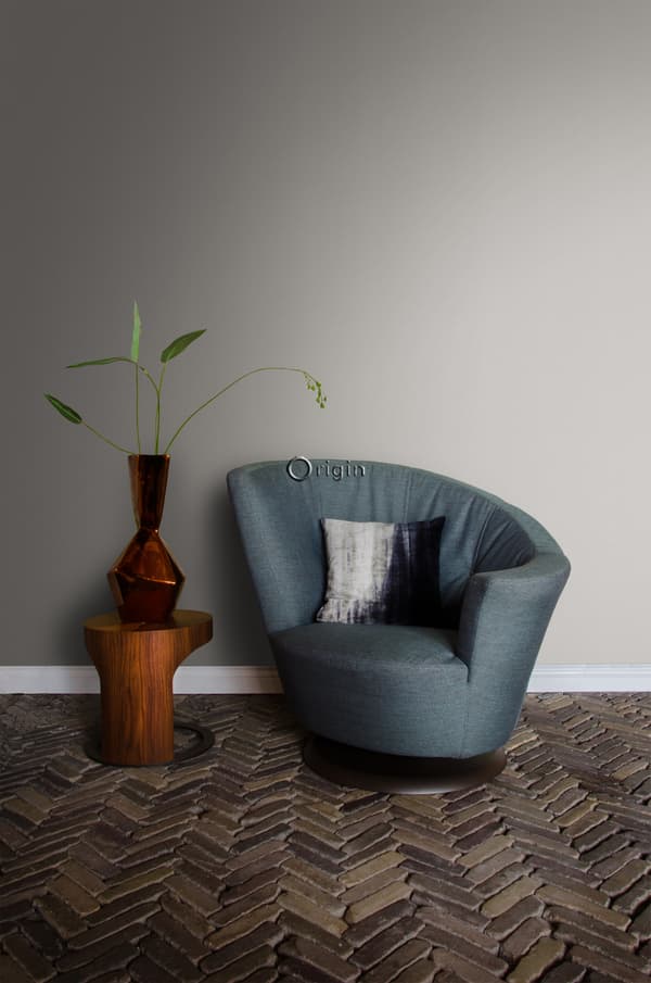 Origin Wallcoverings tapet metall mullvadsgrått 53 cm x 10,05 m