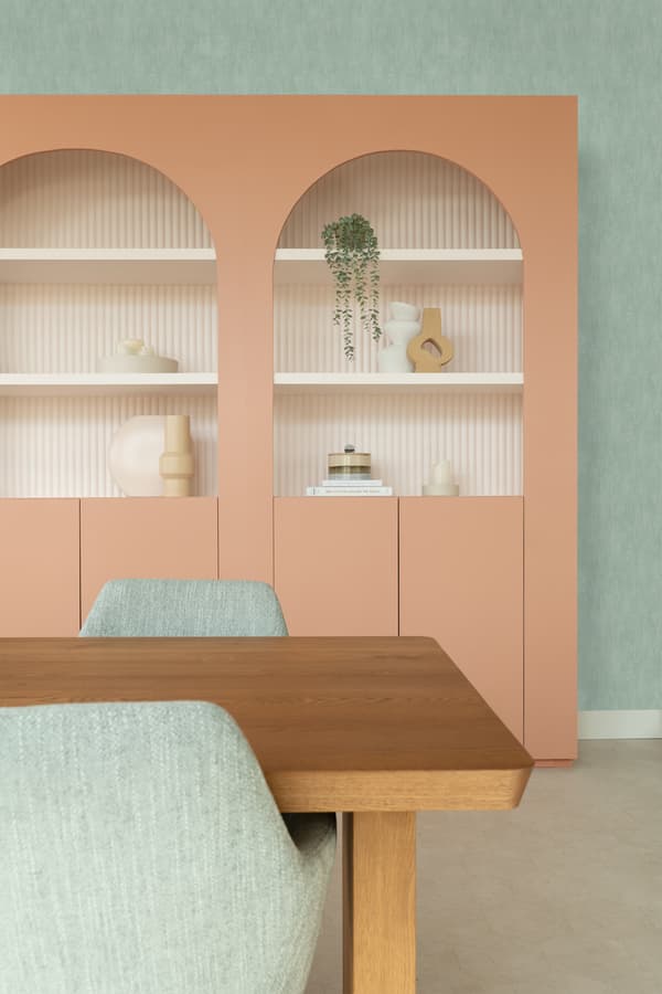 ESTAhome tapet malerisk virkning celadon grønt 0,53 x 10,05 m