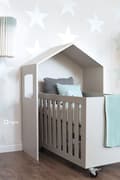 Miniatyrbild 4 av 7: Origin Wallcoverings tapet stor stjärna matt vitt och glänsande mintgrönt 53 cm x 10,05 m