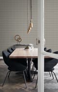 Miniatyrbild 3 av 6: Origin Wallcoverings tapet romb ljusbrunt 0,53 x 10,05 m