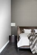 Miniatyrbild 4 av 6: Origin Wallcoverings tapet romb ljusbrunt 0,53 x 10,05 m