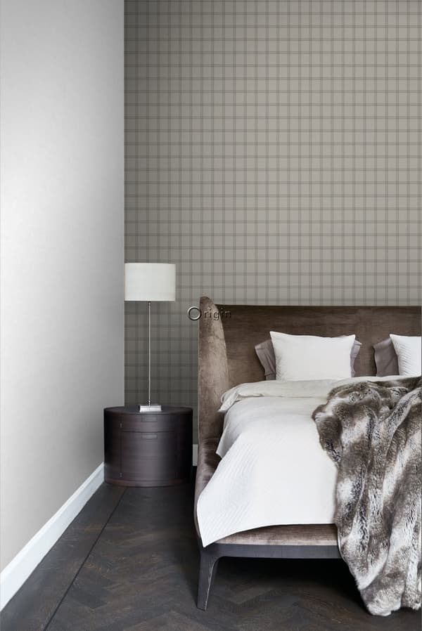 Origin Wallcoverings tapet romb ljusbrunt 0,53 x 10,05 m