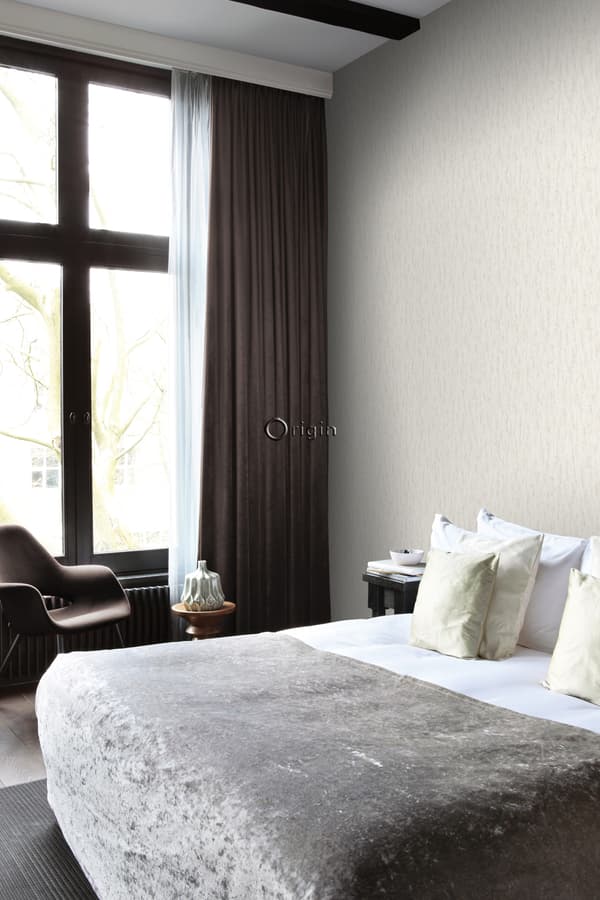 Origin Wallcoverings tapet travertin naturlig kalksten ljusbeige 53 cm x 10,05 m