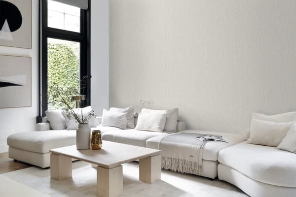 Origin Wallcoverings tapet travertin naturlig kalksten ljusbeige 53 cm x 10,05 m