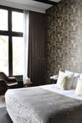 Miniatyrbild 4 av 8: Origin Wallcoverings tapet träskräp plankor motiv mörkbrunt 53 cm x 10,05 m