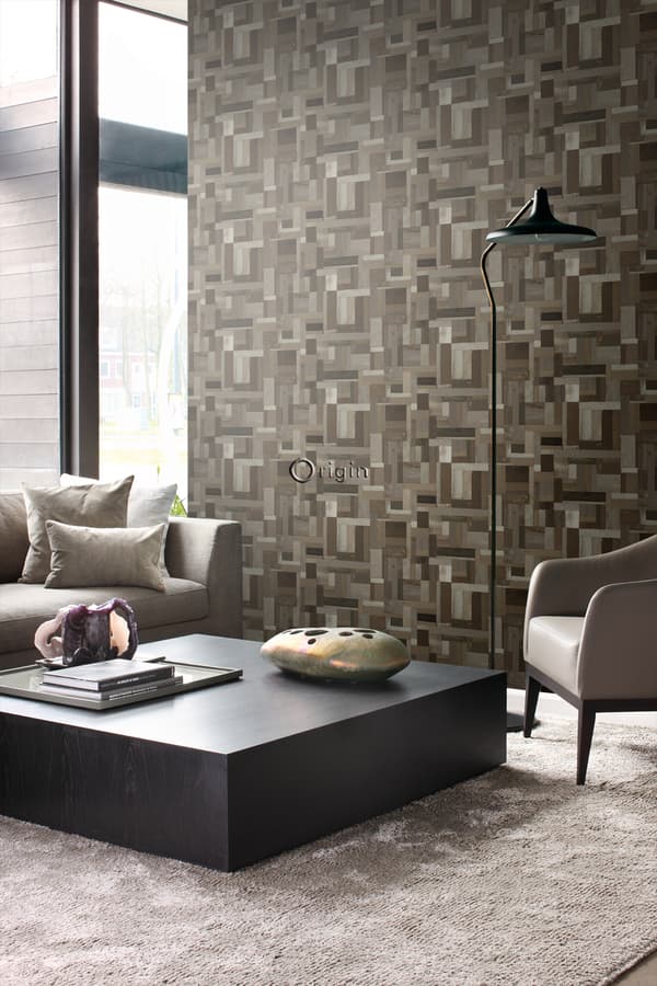 Origin Wallcoverings tapet träskräp plankor motiv mörkbrunt 53 cm x 10,05 m
