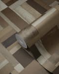 Miniatyrbild 8 av 8: Origin Wallcoverings tapet träskräp plankor motiv mörkbrunt 53 cm x 10,05 m