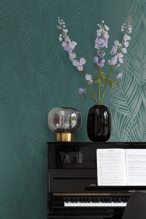 Origin Wallcoverings tapet palmeblade smaragdgrønt 0,53 x 10,05 m