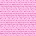 Miniatyrbild 3 av 4: ESTAhome tapet prinsess-ord rosa 53 cm x 10,05 m