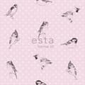 Miniatyrbild 8 av 8: ESTAhome tapet fåglar milt rosa 53 cm x 10,05 m