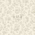 Miniatyrbild 6 av 7: ESTAhome tapet eleganta blommor brunt 53 cm x 10,05 m